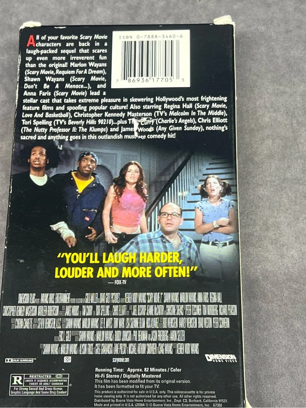 Scary Movie 2 - Black & Red vhs